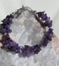 Purple Amethyst Gemstone Chakra Bracelet "Celtic Heather" - Image 4