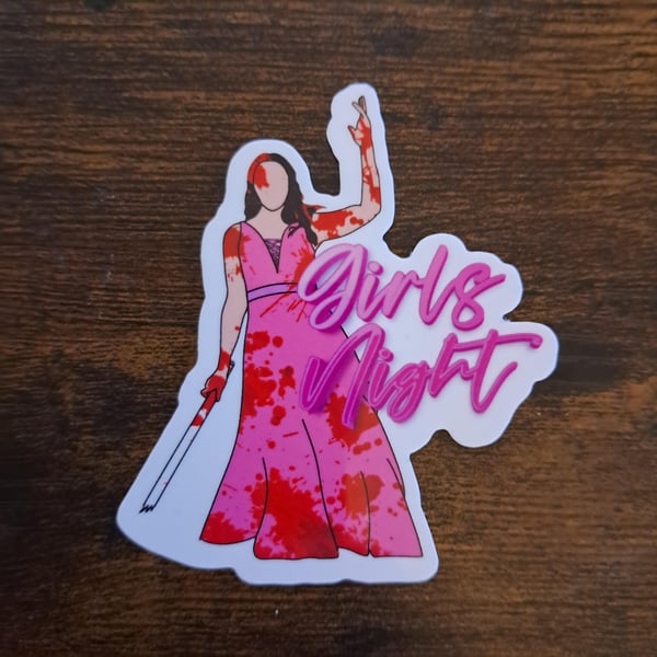 Girls Night Pro Wrestling Sticker - 2.5"