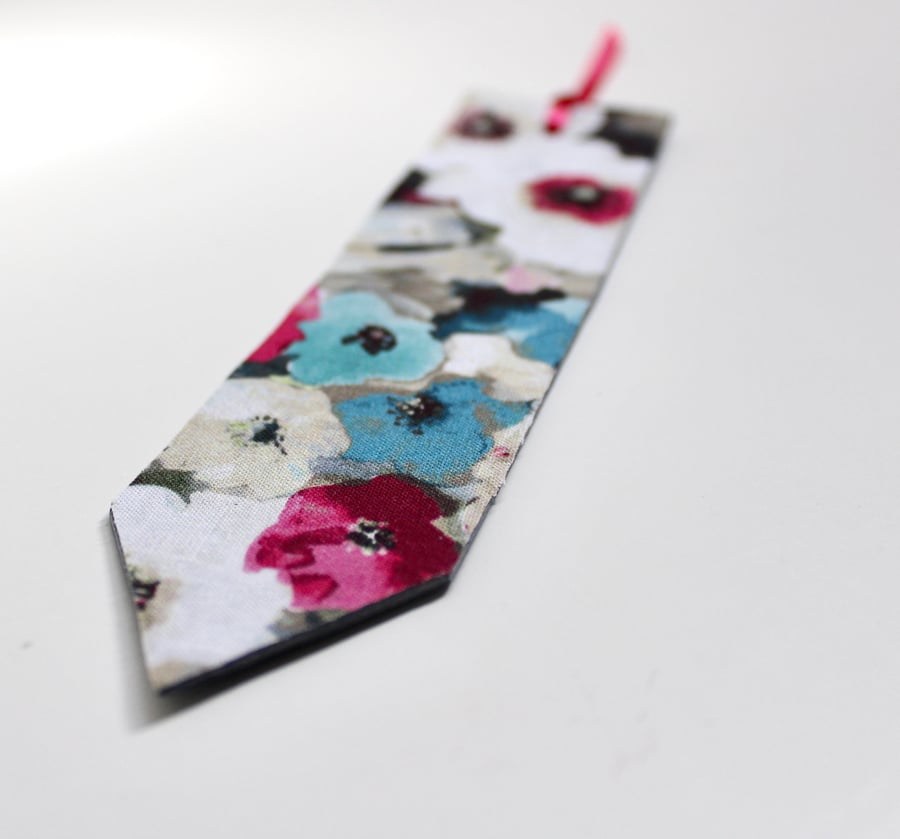 Handmade leather bookmark 