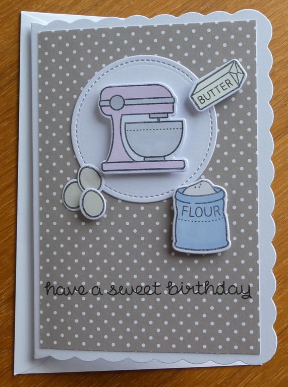 Sweet Birthday Baking Card