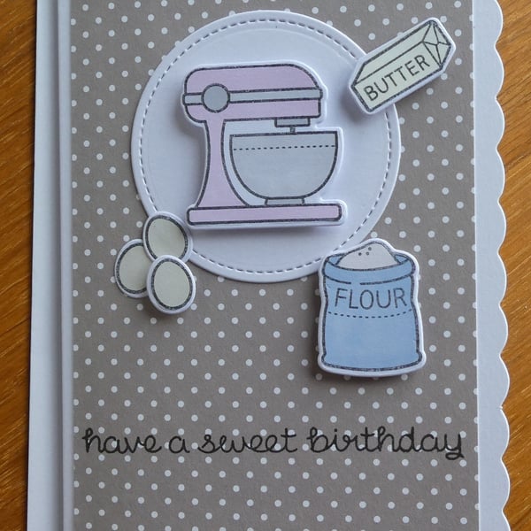 Sweet Birthday Baking Card