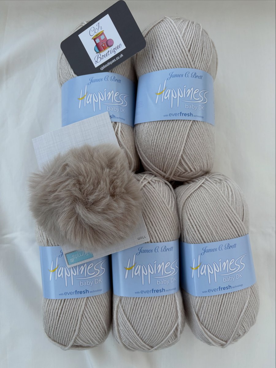 Pack of 5x100grams Acrylic DK Yarn