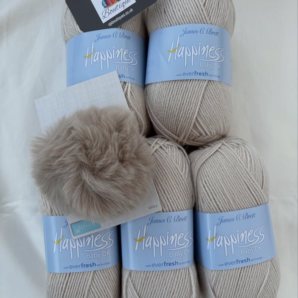 Pack of 5x100grams Acrylic DK Yarn