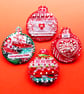 Christmas bauble brooch pin, Christmas time - Image 4