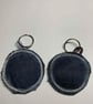 Upcycled denim key ring. Boho K - Image 3