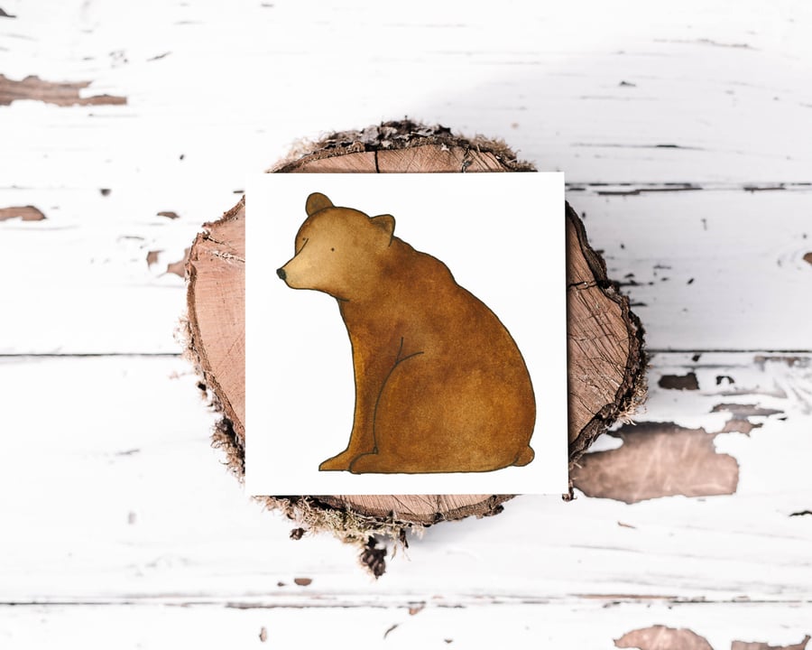 Bear Greeting Card