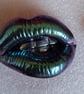 Handmade epoxy resin fridge magnet 'lips'. - Image 2