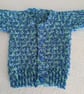Blue fleck cardigan with matching buttons first size - Image 2