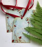 GIFT TAGS ( set of 3) . Autumn , Winter  ' Rosehips '...ready to ship... - Image 4