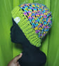 Lime Firework Mix Beanie - Image 2