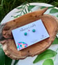  Mint Circle Studs - Micro - Image 3