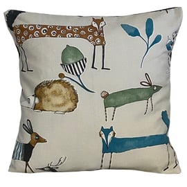 Woodlsnd Print Cushion Cover 16”x16”