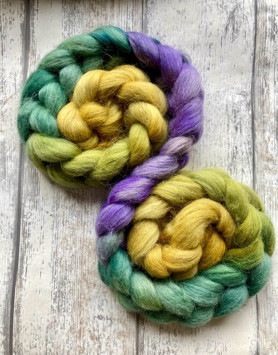 Grey Faroe spinning fibre 150g Mossfoot