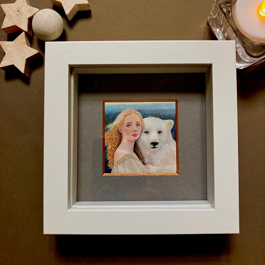 The Snow Seekers Framed Print