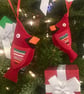  Felt red bird Christmas  decoration folksy Christmas 2026 - Image 3