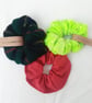 Scrunchie, Green Silk