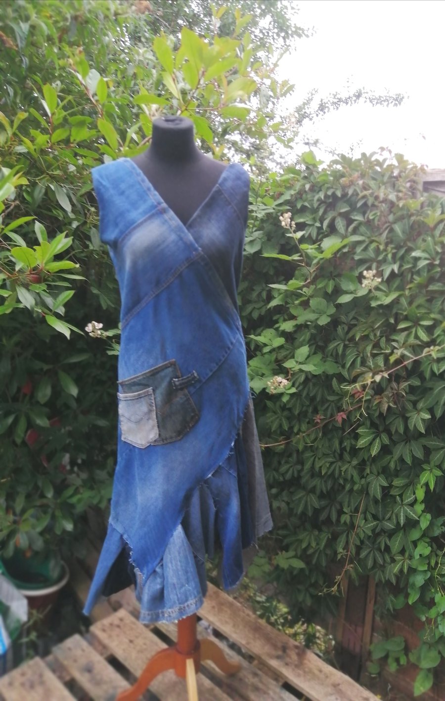 Maryellan, Denim dress - Folksy