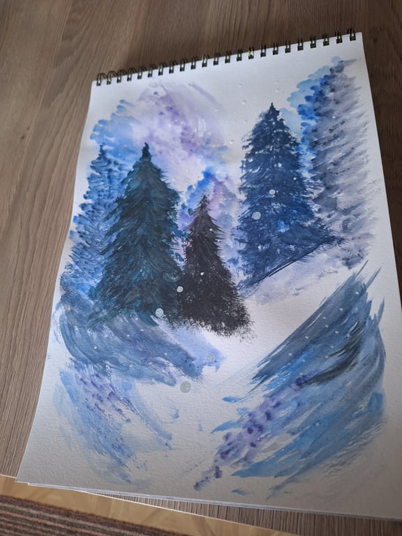 Snow scene 