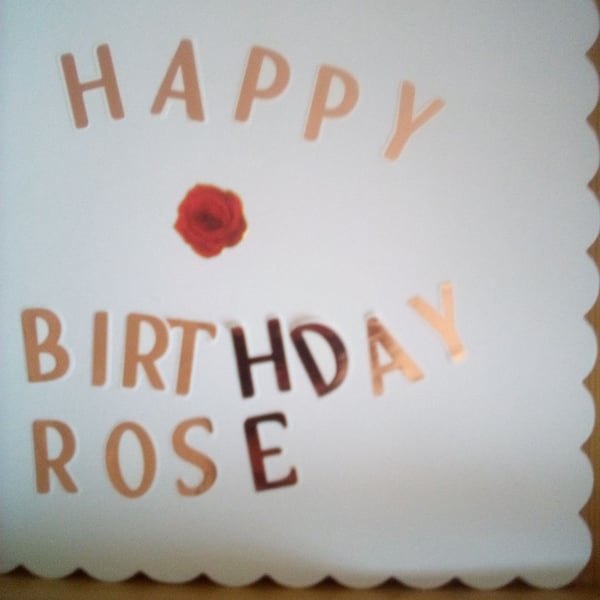 Handmade Birthday Card