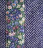 A6 'Harris Tweed®' Reusable Notebook Cover - Purple Herringbone and Crocus - Image 4