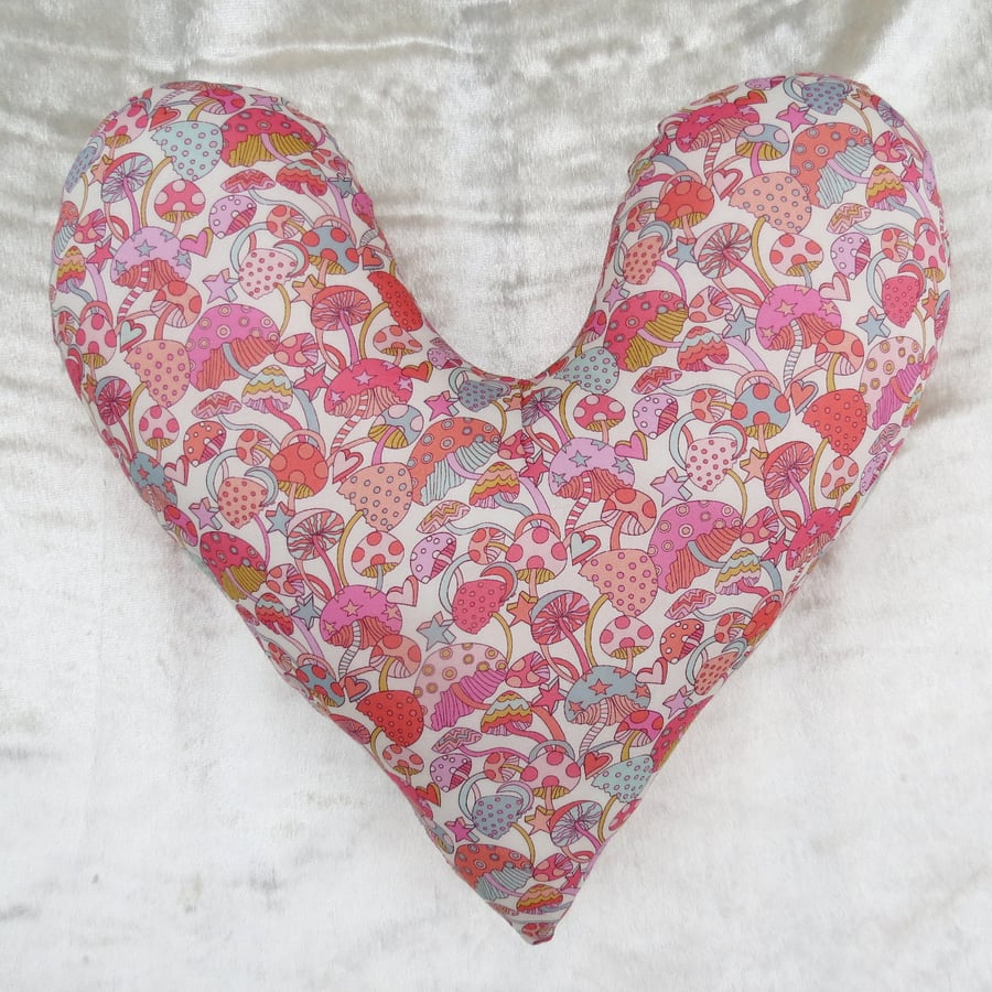 Mastectomy pillow.  Heart pillow.  Breast Cancer pillow.