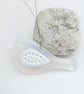 Fused Glass Opal Bird Hanging - Handmade Glass Suncatcher - Image 1