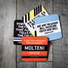 Classic Cycling Quotes Cycling Coaster Set - Bike Coaster - Cycling Gift 