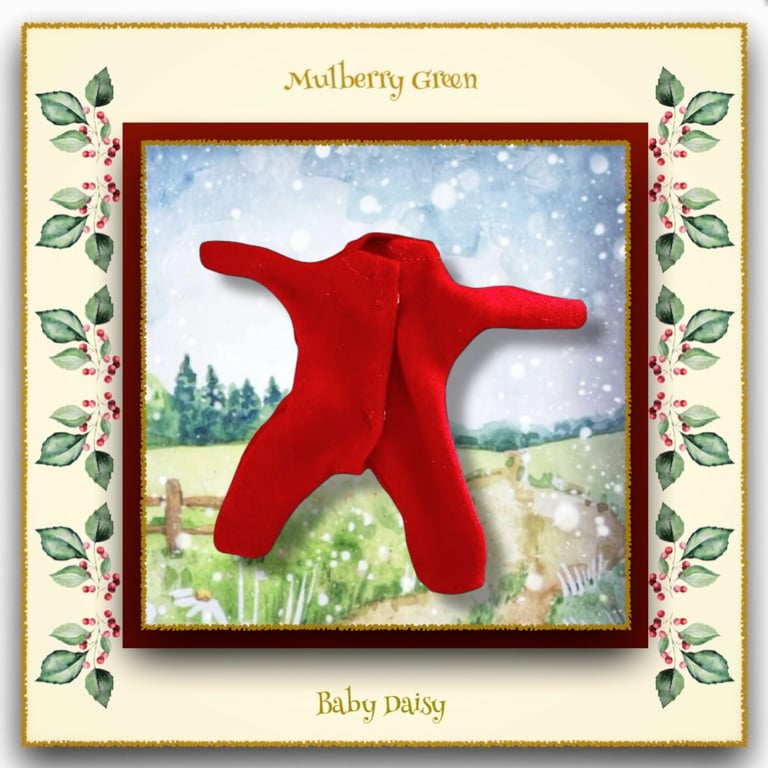 Baby Daisy Christmas Sleep Suit