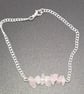 Rose quartz chip bracelet - Image 3