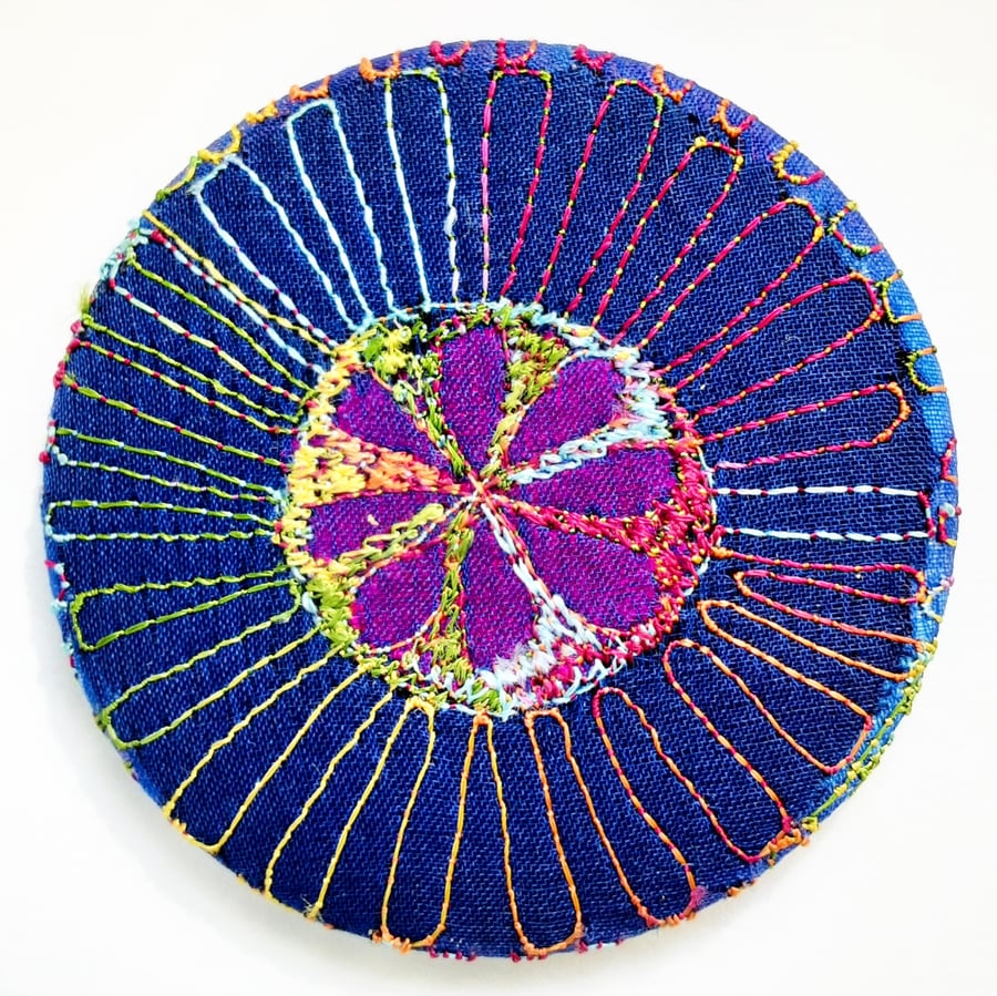 Pocket Mirror 58mm Fabric Pocket Mirror Handbag Accessory