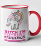 B.tch I'm F..king Fabulous Mug Sassy Funny Novelty Gift Joke Present For Family  - Image 5