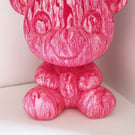 Hand Poured Acrylic Fluid Art Bear