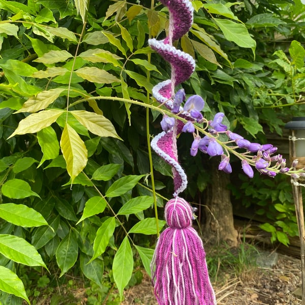 Wind spinners Pinks and Purple - home or garden decorations 