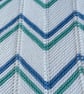 Blue and green waves, hand knitted baby blanket. - Image 4