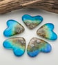 Fused Glass Heart - Seascape - Image 8