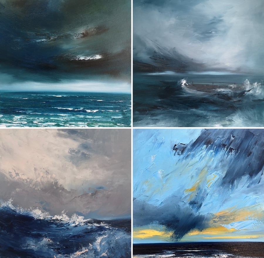 Stormy Days Greetings Card Pack