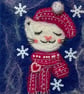 Festive Cat Christmas  Card - Image 2