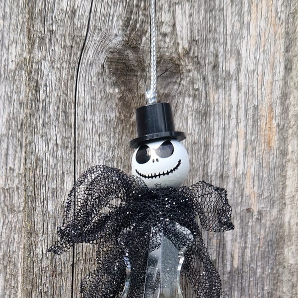 Crystal Glass Christmas Jack O Lantern Pumpkin Halloween Ornament