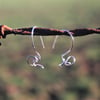 Silver Squiggle Earrings Seconds Sunday