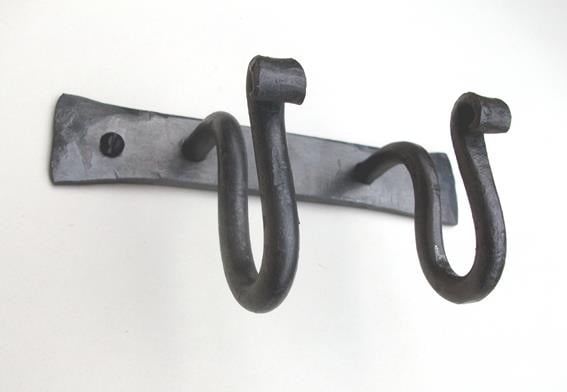 Iron coat hooks