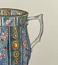 Pearlware 1 original gouache and ink painting  - Image 3