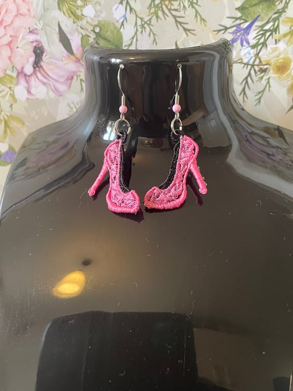 Handmade Free Standing Lace Earrings