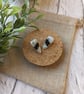 Crushed Glass Geo Cuspid Studs  - Image 9