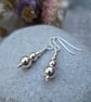 Sterling Silver Bead Drop Earrings - JBJ1032 - Image 5