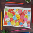 Perfectly Imperfect Giclee Fine Art Print of "Nana's Button Box" SAMPLE