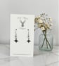 Charm Earrings - Small Silver Star