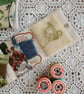 Vintage fabric huswif needlecase