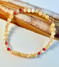 Mother Of Pearl Bracelet, Zircon & Crystal, Bridesmaid Gift, Summer Jewellery - Image 6