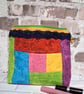 PATCHWORK AND DENIM COSMETIC BAG - Image 5
