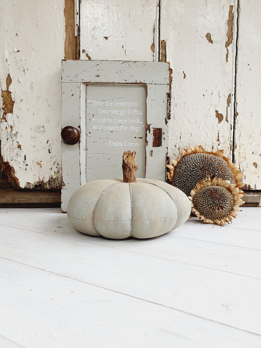 Medium Pale Blue Pumpkin